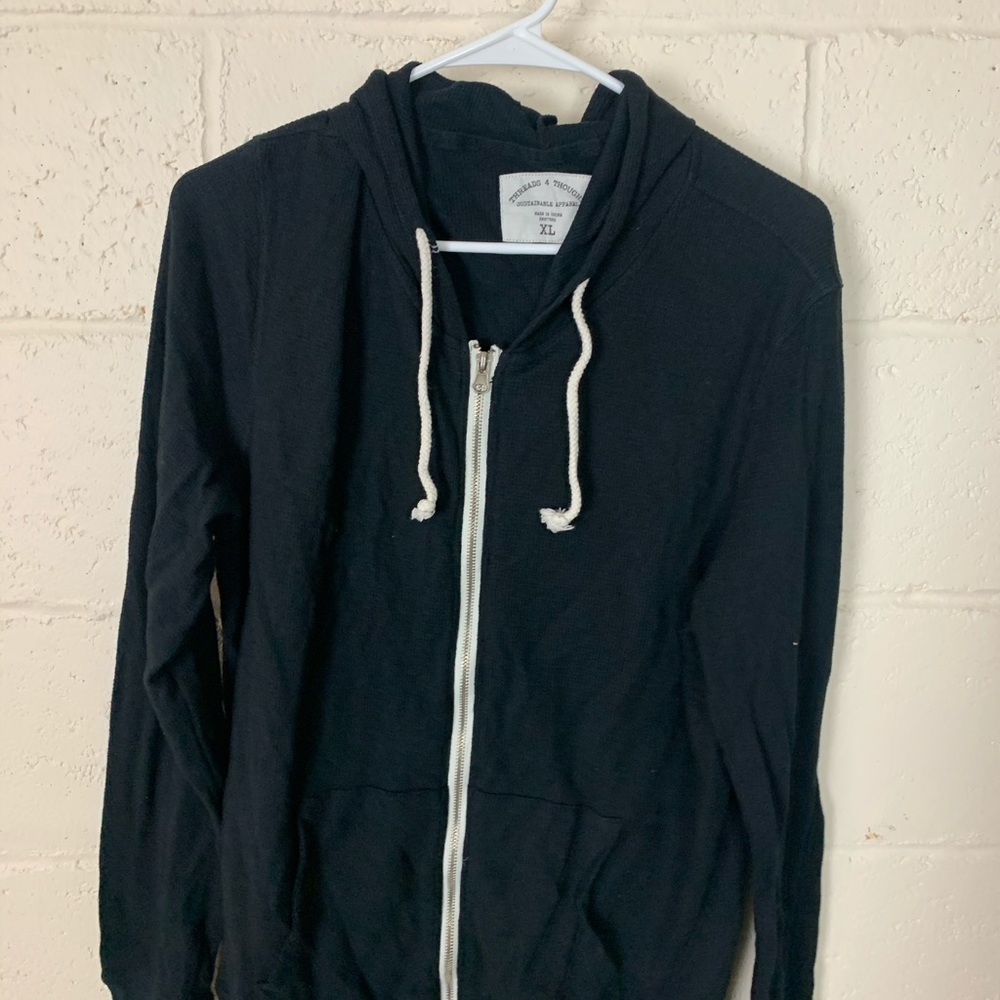 Zip sweater for man